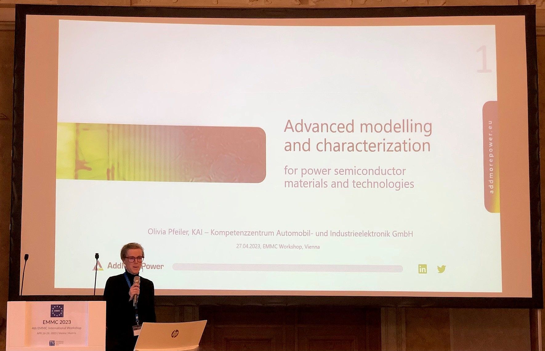 Olivia Pfeiler attended EMMC 2023 workshop